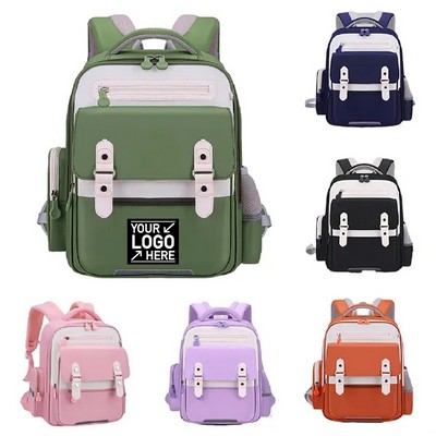 11.8" X 14.5" Children's schoolbag with reflective strips