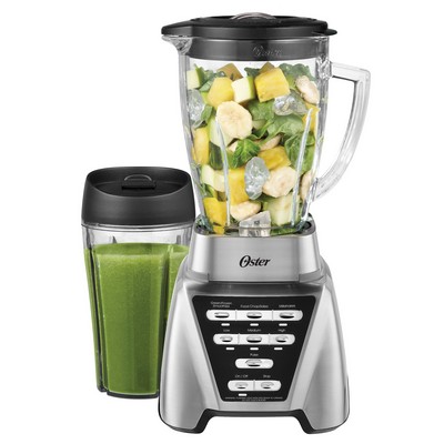 Oster® Oster Pro 1200 Blender With 3 Pre-Programmed Settings And Blend-N-Go™ Cup, Brushed Nickel