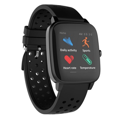 Supersonic Bluetooth Smartwatch W/ Heart Rate & Temperature Tracking