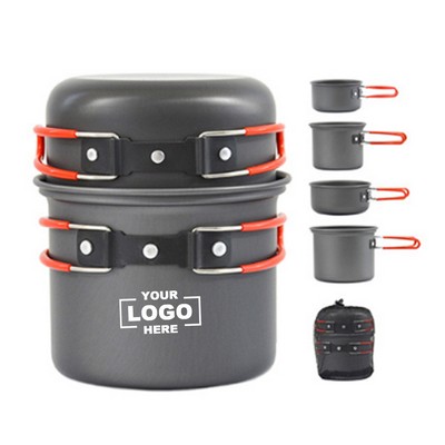 Lightweight Camping Cookware Set for Outdoor Cooking