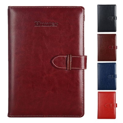 A5 Buckle PU leather notebook