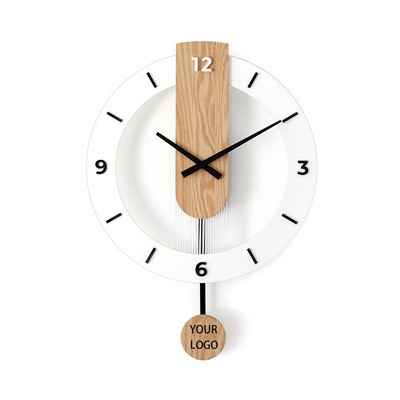 Wood Swing Clock