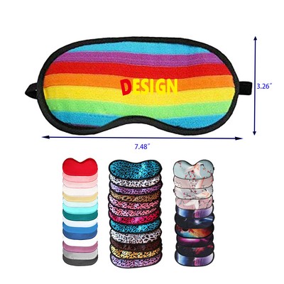 Double Side Satin Silk Eye Mask Assorted Sleep Mask Assorted Sleep Mask Blindfold Eyeshade