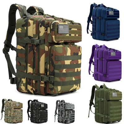 45L Military Tactical Backpack Molle Army Assault Bag