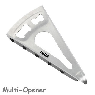 Multi Function V-Shaped Stainless Steel Bottle Opener