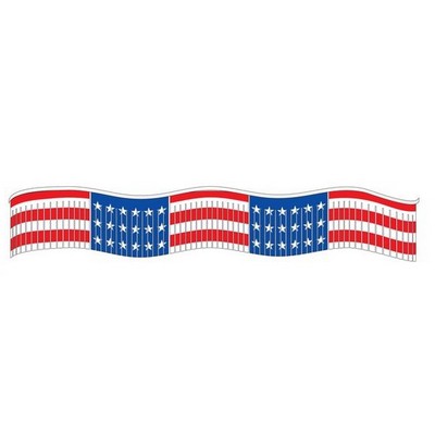 Americana Streamers w/Alternating Stars & Striped Panels