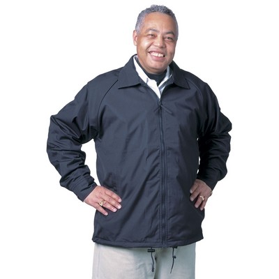 Poplin Windbreaker w/Zipper Front & Button Cuffs - (Imported)