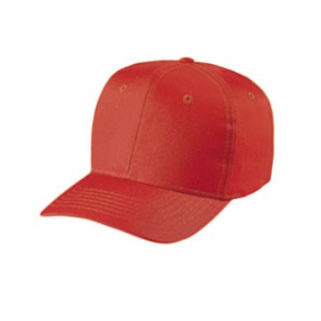 Youth 6 Panel Solid Color Cotton Twill W/ Double Snap Closure