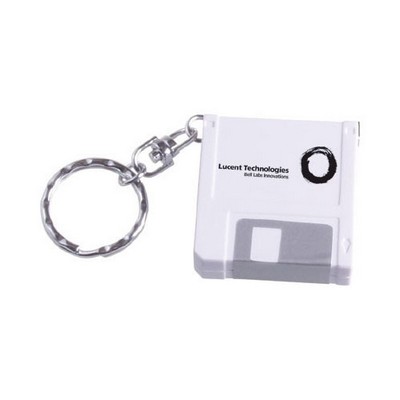 Computer Disk Shaped 3 ft. Tape Measure Key Ring