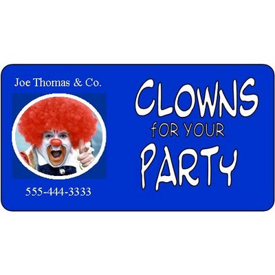 Name Badge - Dye Sublimated - Gloss 2" x 3" Rectangle