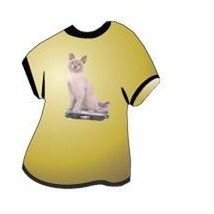 American Burmese Cat T-Shirt Lapel Pin