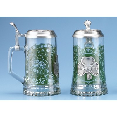 Ireland Glass Stein Mug