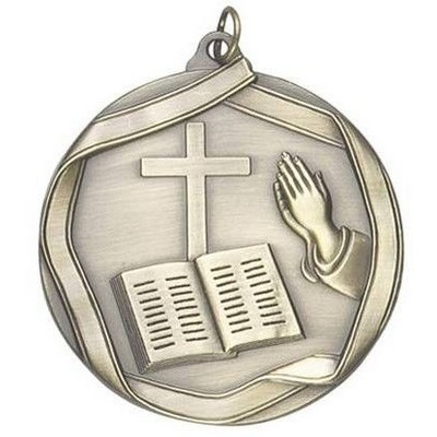 Medal "Church" - 2-1/4" dia. Die Cast