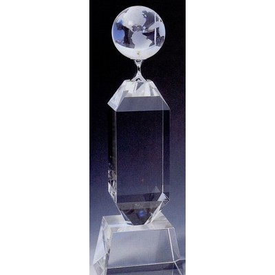 Globe Trophy (12"x3 9/16"x3 9/16")