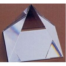 Crystal Pyramid Paper Weight