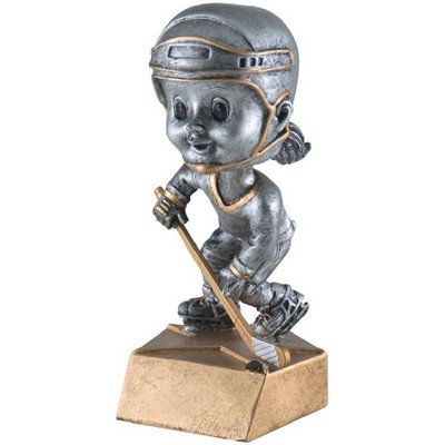 Female Hockey Bobble Head (6")