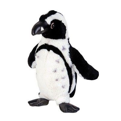 8 1/2" Black Foot Plush Penguin