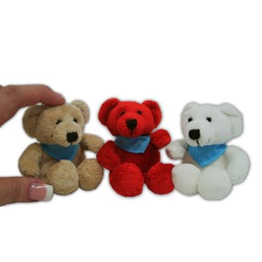 Custom Plush Mini Bears w/ Imprinted Bandana