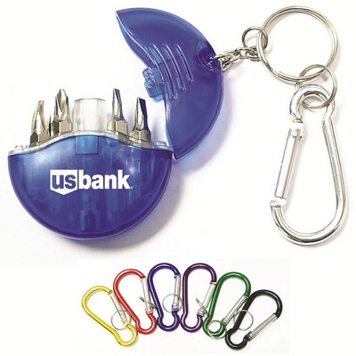 Mini 4-in-1 Screwdriver Tool Set Keychain