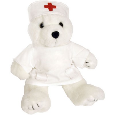 8" Nurse Bear Stuffed Animal