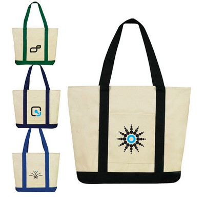 0.74 Lb. Riverbank Canvas Tote Bag