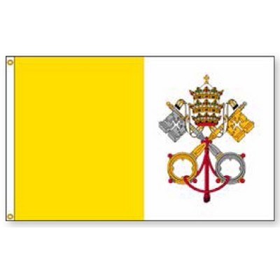 Indoor Nylon Roman Catholic Flag (4'x6')