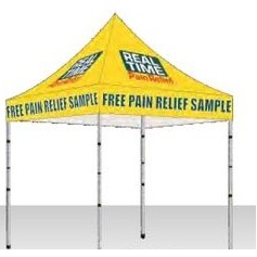 8'x8' Pop-Up Tent- (Full Digital Top & Valance)