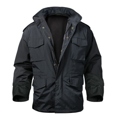 Black Nylon M-65 Storm Jacket (XS to XL)