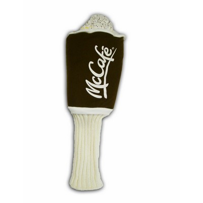 Custom Plush Coffee Drink Golf Club Cover