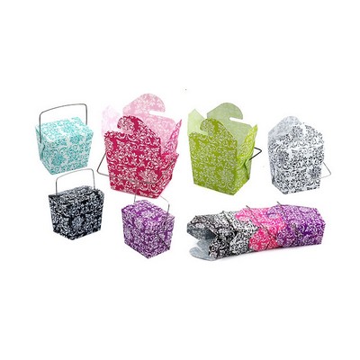 Damask Take-Out Box (2 3/4"x2"x2 1/2")