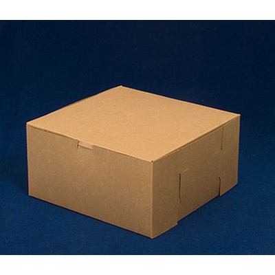 Lock Corner Kraft Cake Bakery Box (10"x10"x2½")