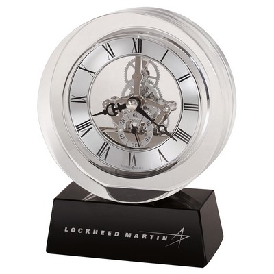 Howard Miller Fusion optical crystal table clock