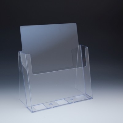 Clear Countertop Brochure Holder for Literature (Up to 8.5" W)