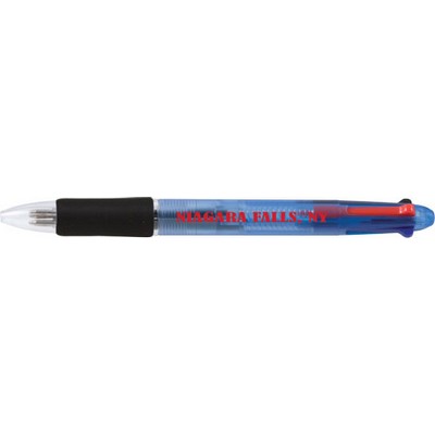 Blue Click Down Pens with Black Grip