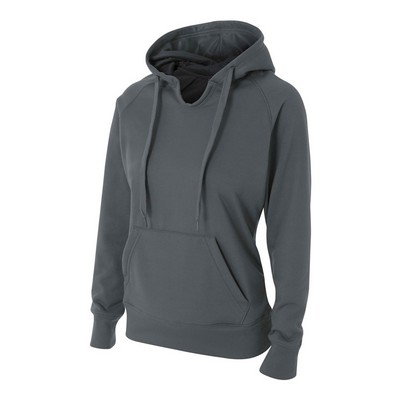 A4 Women's Solid Tech Fleece Hoodie