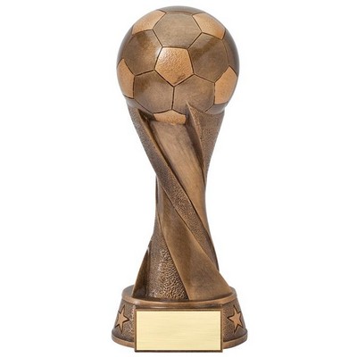 Soccer/Spiral Pedestal Resin - 10-1/2"