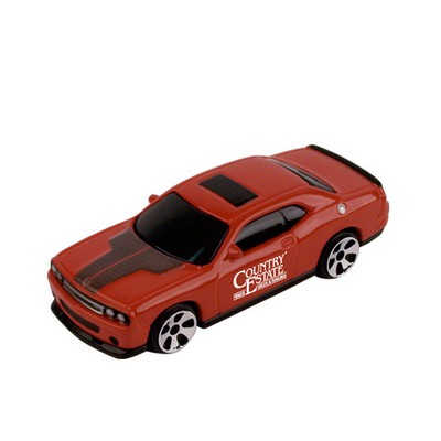 3" 1:64 Scale Diecast Metal Dodge® Challenger-Orange (u)