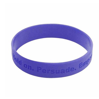 Debossed Silicone Bracelet