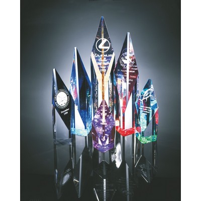 Quartz Cut Acrylic Award, 14" H