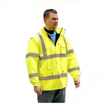 Majestic® Hi-Vis Waterproof Parka W/Quilted Lining