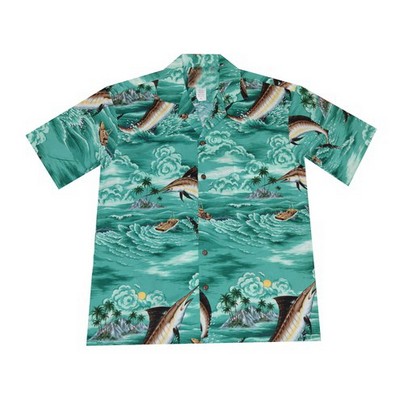 Hawaiian Tropical Print Shirt