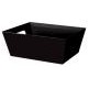 Small Solid Black Gift Basket Market Tray