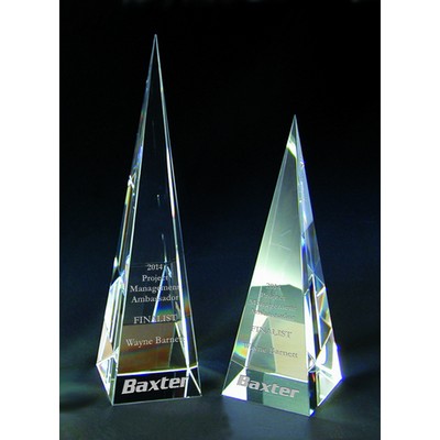 Pyramid of Success Optic Crystal Award (2-5/8"x8")