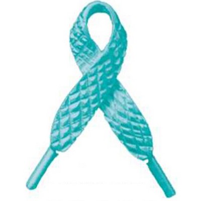 Shoelace Awareness Ribbon Lapel Pin