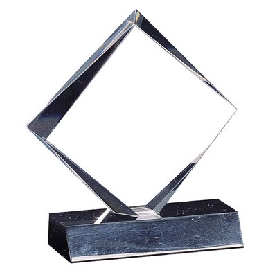 Clear Diamond Acrylic Award 5 1/4"H