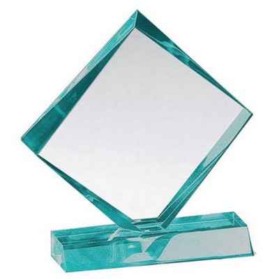 Jade Diamond Acrylic Award 5 1/4"H