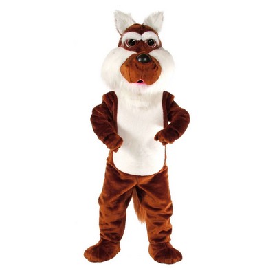 Coyote W/O Clothing Mascot Costume