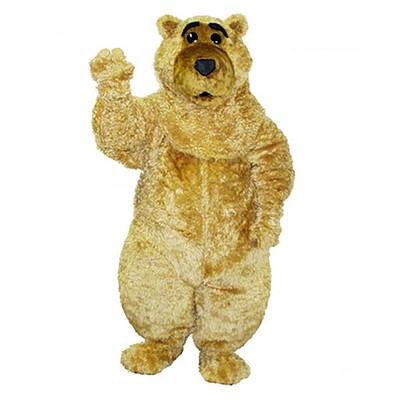 Curley Boris Bear Mascot Costume