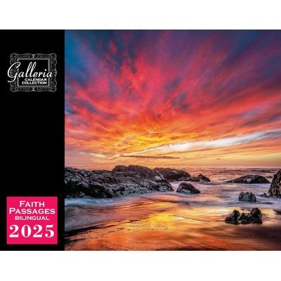 Galleria Wall Calendar 2025 Faith Passages (Spanish/English)