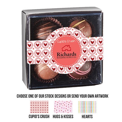 Valentine's Day 4 Piece Decadent Truffle Box - Assortment 2